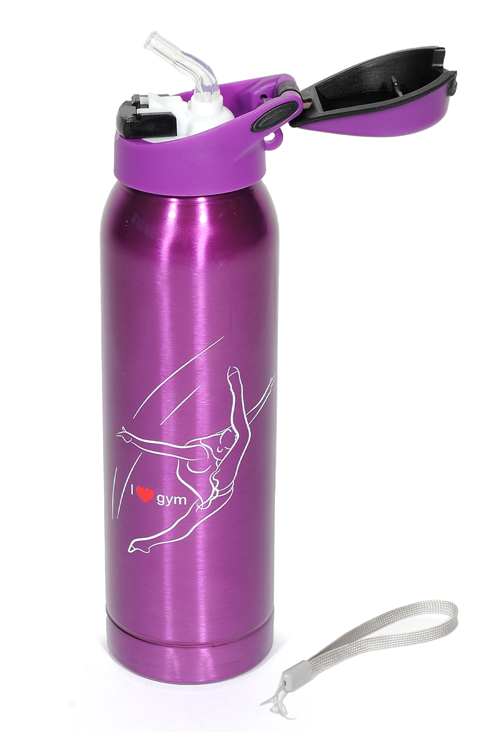 Girardi I Love Gymnastics Water Bottle