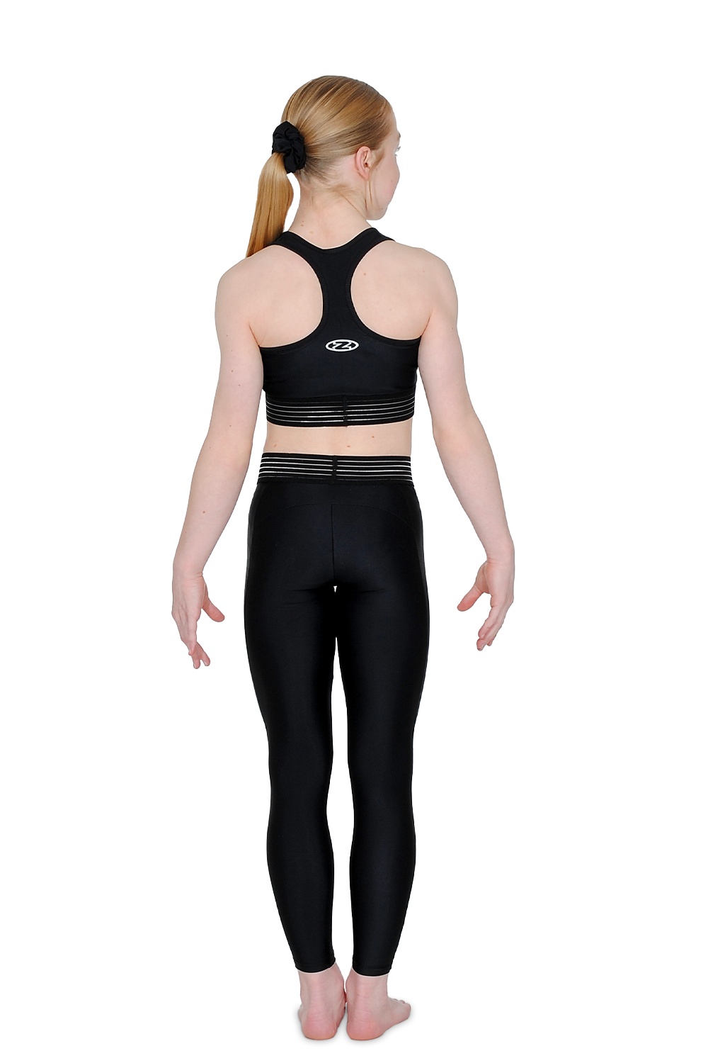 Active Eco Crop Top mit Kristallmotiv