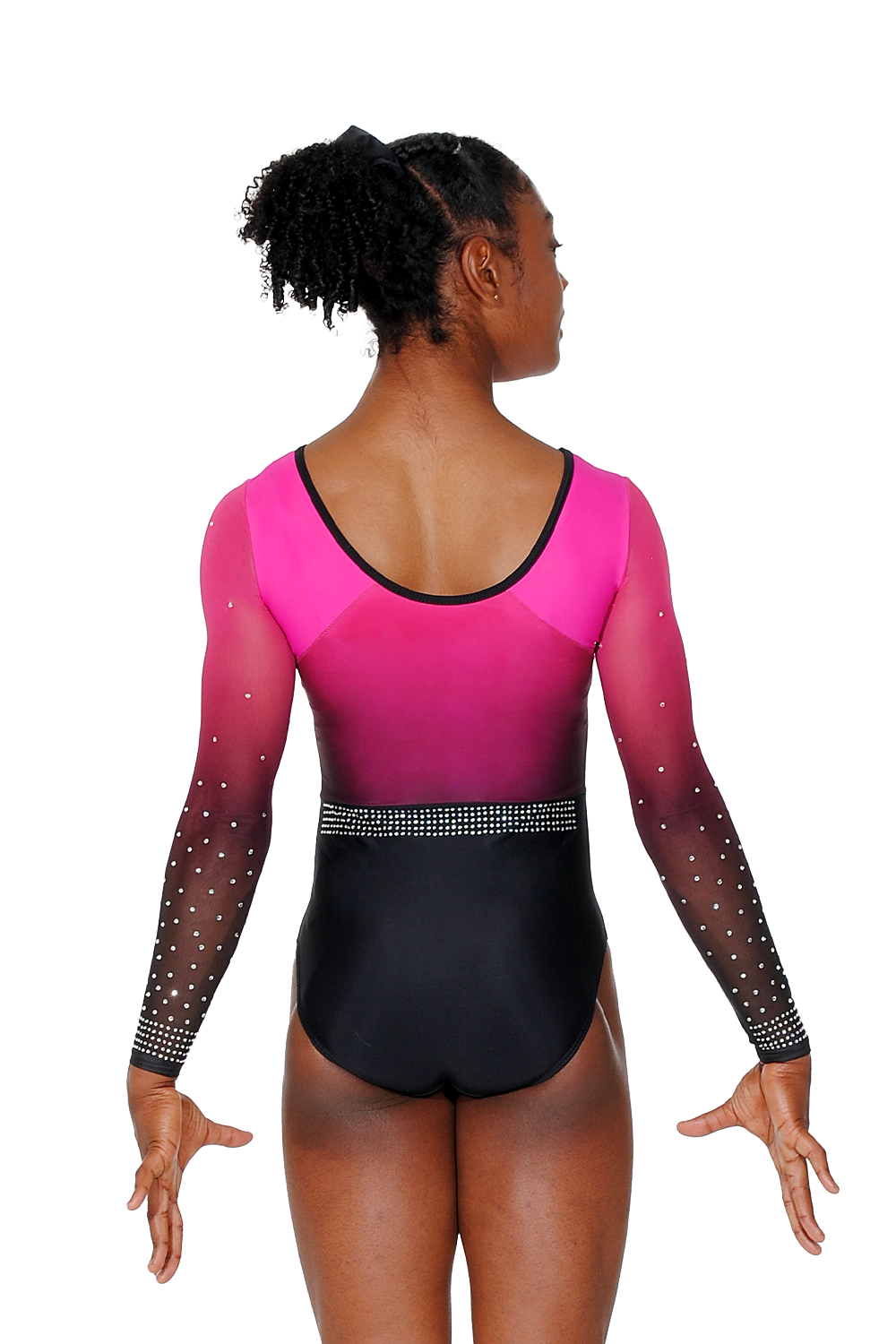 Inspire Sublimated Mesh Long Sleeve Leotard