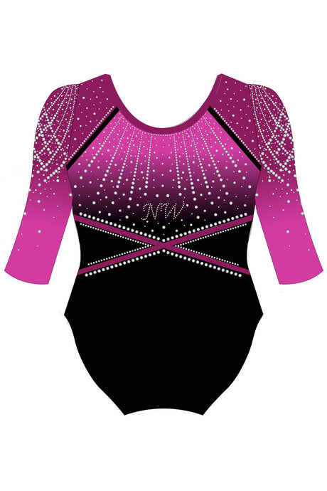 3/4 Slv Competition Leotard - NorthWest Region