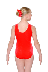 Tiara Crystal Motif Sleeveless Gymnastics Leotard