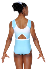 Lotus Sleeveless Open Back Sublimated Gymnastics Leotard